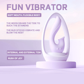 Luz nocturna con masajeador vibratorio y succionador